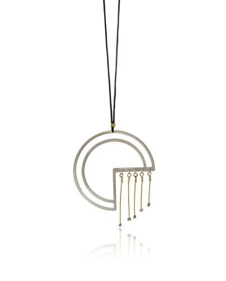 Art Deco Strings Necklace